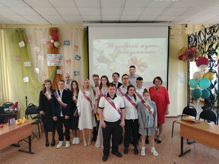 Выпускной вечер в школе.
